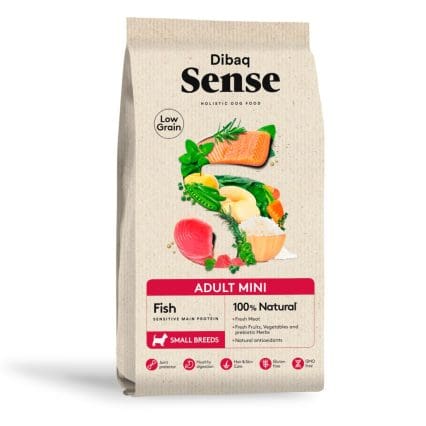 Dibaq Perro Sense Low Grain Pescado Adulto Mini