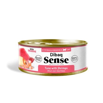 Dibaq Gato Sense Atún con Gambas Lata 70g