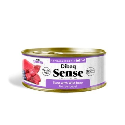 Dibaq Gato Sense Atún con Jabalí Lata 70g