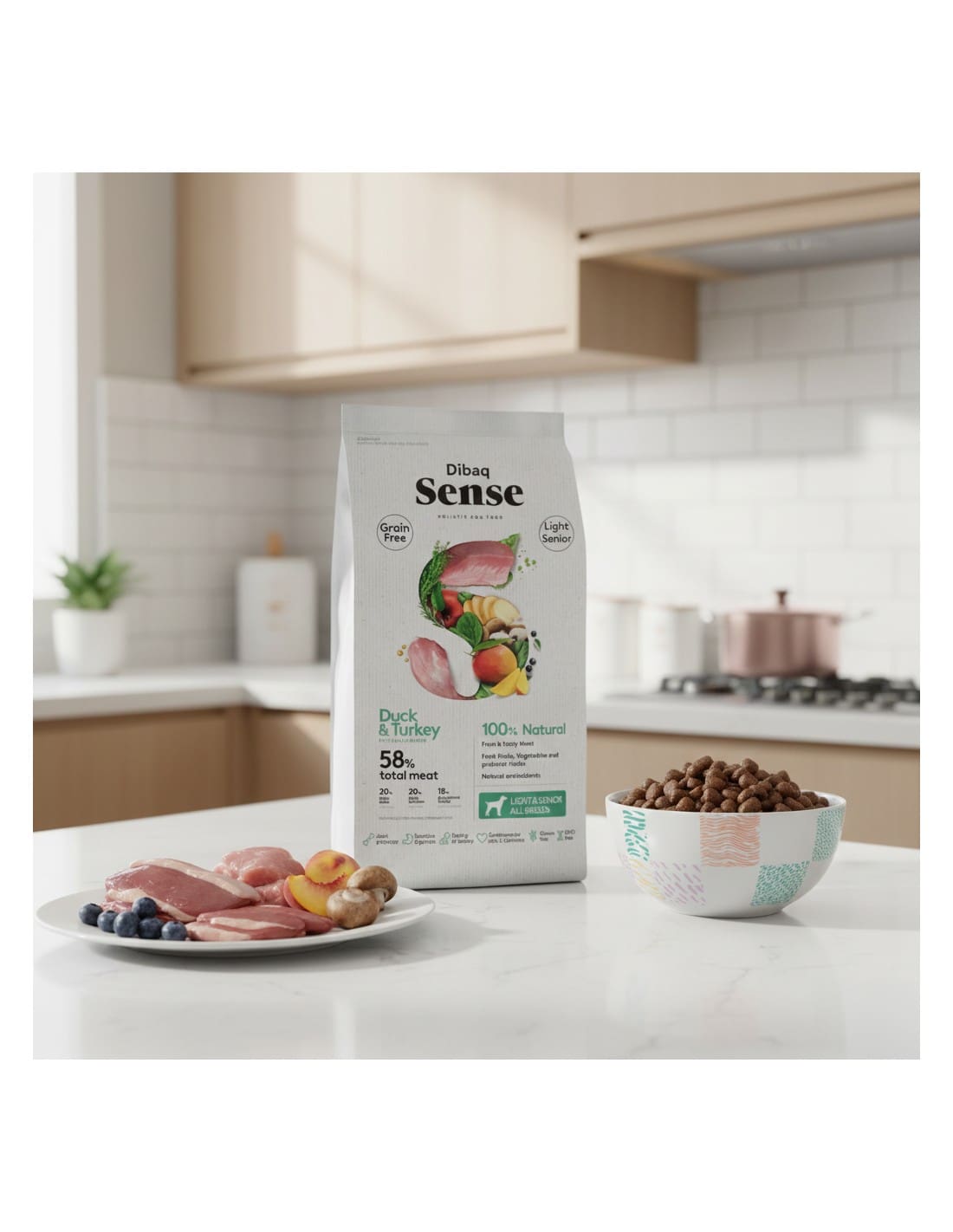 Dibaq Perro Sense Grain Free Pato y Pavo Light o Senior - Imagen 3