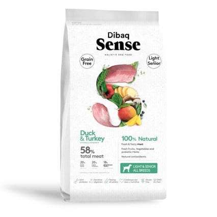 Dibaq Perro Sense Grain Free Pato y Pavo Light o Senior
