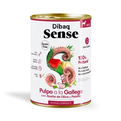 Dibaq Perro Sense Grain Free Pulpo a la Gallega lata 380g