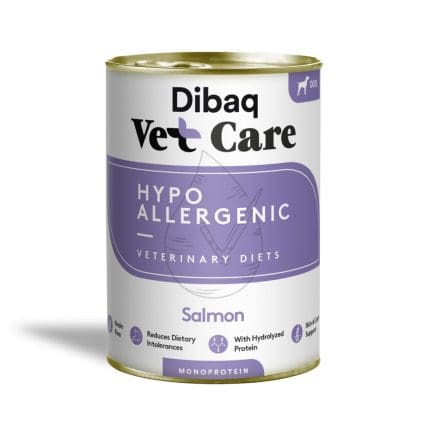 Dibaq Perro Vet Care Hypoallergenic Salmón lata 380g