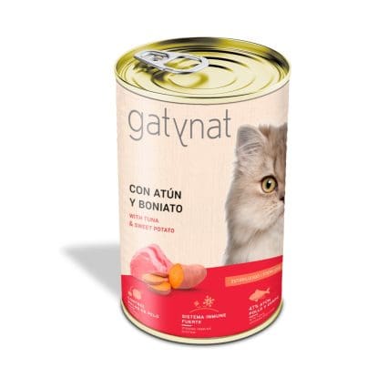 Gatynat Atún y Boniato lata 400g