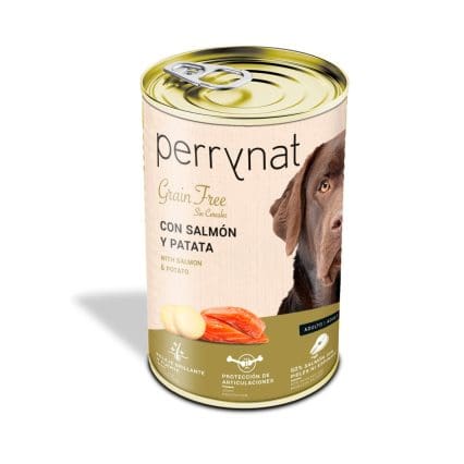 Perrynat Grain Free Salmón y Patata lata 400g