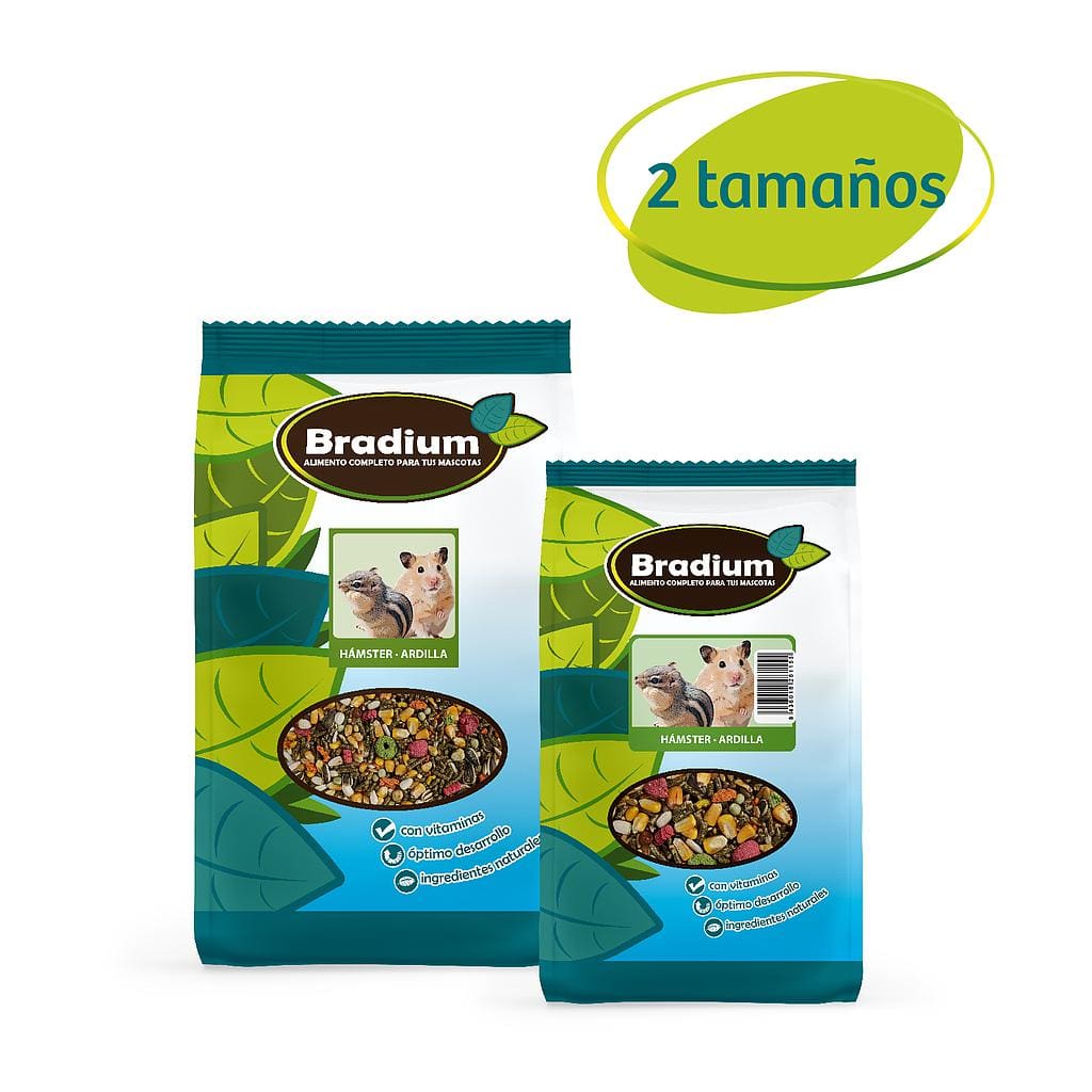 Bradium Mixtura Hamster y Ardilla 700g - Imagen 2