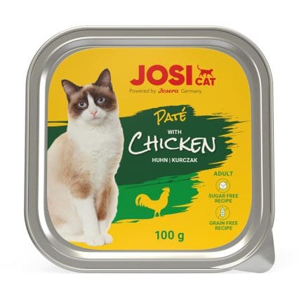 JosiCat Gato Adulto Paté Con Pollo Lata 100g