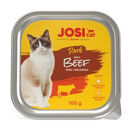 JosiCat Gato Adulto Paté Con Ternera Lata 100g