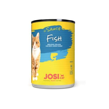 JosiCat Gato Adulto Pescado En Salsa Lata 415g