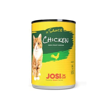 JosiCat Gato Adulto Pollo En Salsa Lata 415g